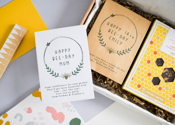 Happy Bee-day Personalised Letterbox Gift