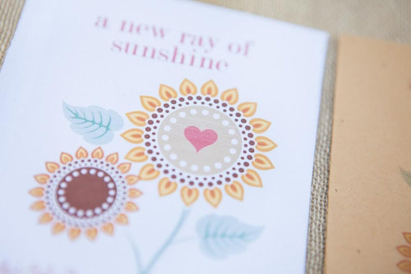 ‘Ray Of Sunshine’ Seed Packet Baby Shower Favours