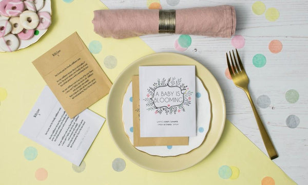 Blooming' Baby Shower Seed Packet Favours