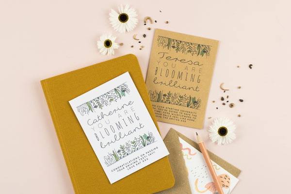 Blooming Brilliant Personalised Wildflower Seed Packet