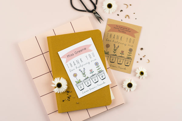 Thank You Teacher Personalised Seed Packet Gift