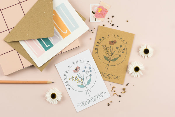 Thanks A Bunch Personalised Seed Packet