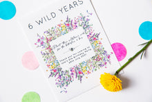 Wild Years Wildflower Seed Packet Party Favours