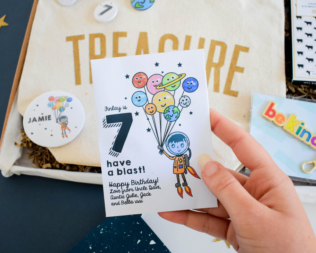 Build your own Space Explorer Birthday Letterbox Gift