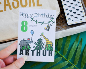Build your own Jungle Birthday Letterbox Gift