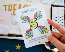 Build your own Starburst Birthday Letterbox Gift