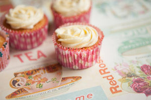 Set of 48 'Eat More Cake’ Cupcake Cases