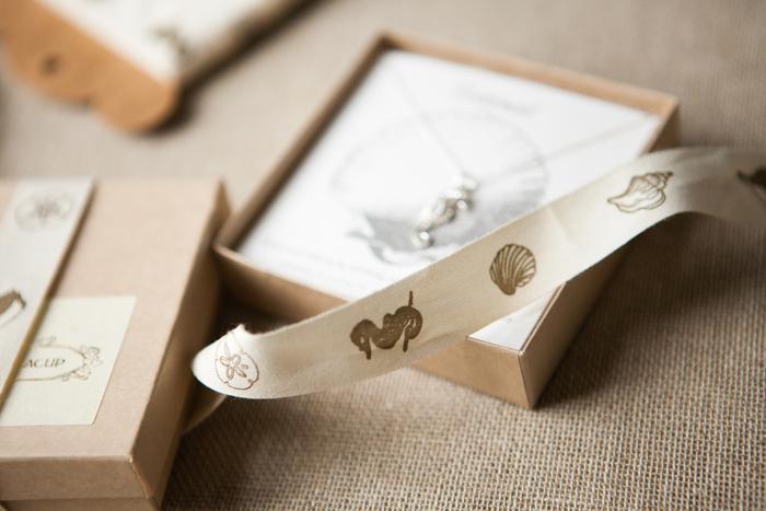 Seashells Cotton Ribbon – The Paper Wild