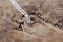 Love You to the Moon' Sterling Silver Necklace