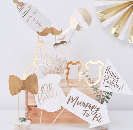 Baby Shower Photo Booth Prop Kit